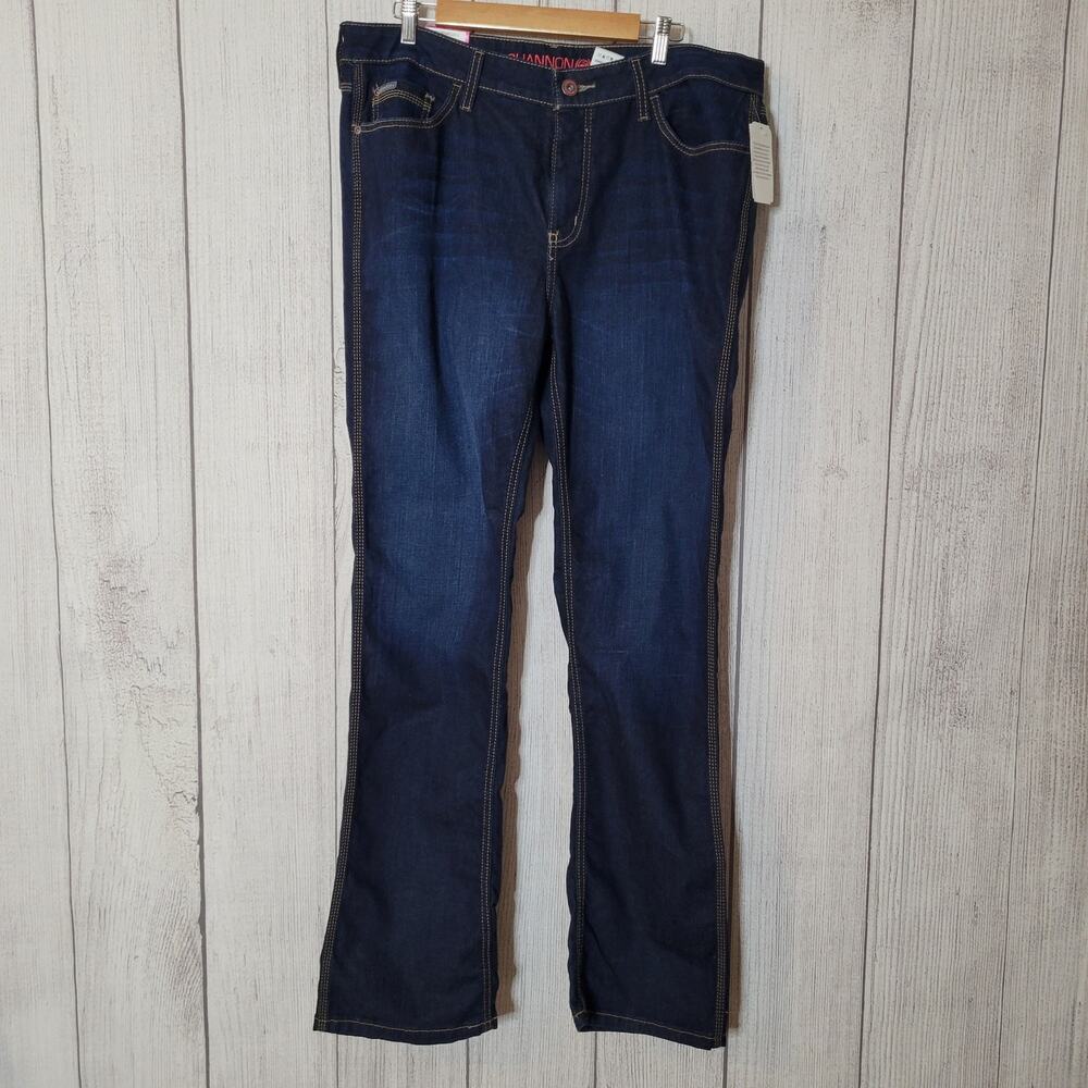 Cinch NWT Shannon High Rise Slim Straight Dark Wash Jeans Size 35/19L